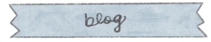 blue banner with "blog" in cursive